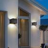Outdoor Waterproof Wall Lamp Square Lamp Indoor Bedroom Living Room Wall Lights Outdoor Courtyard Porch Lamp Fixture lIGHTING