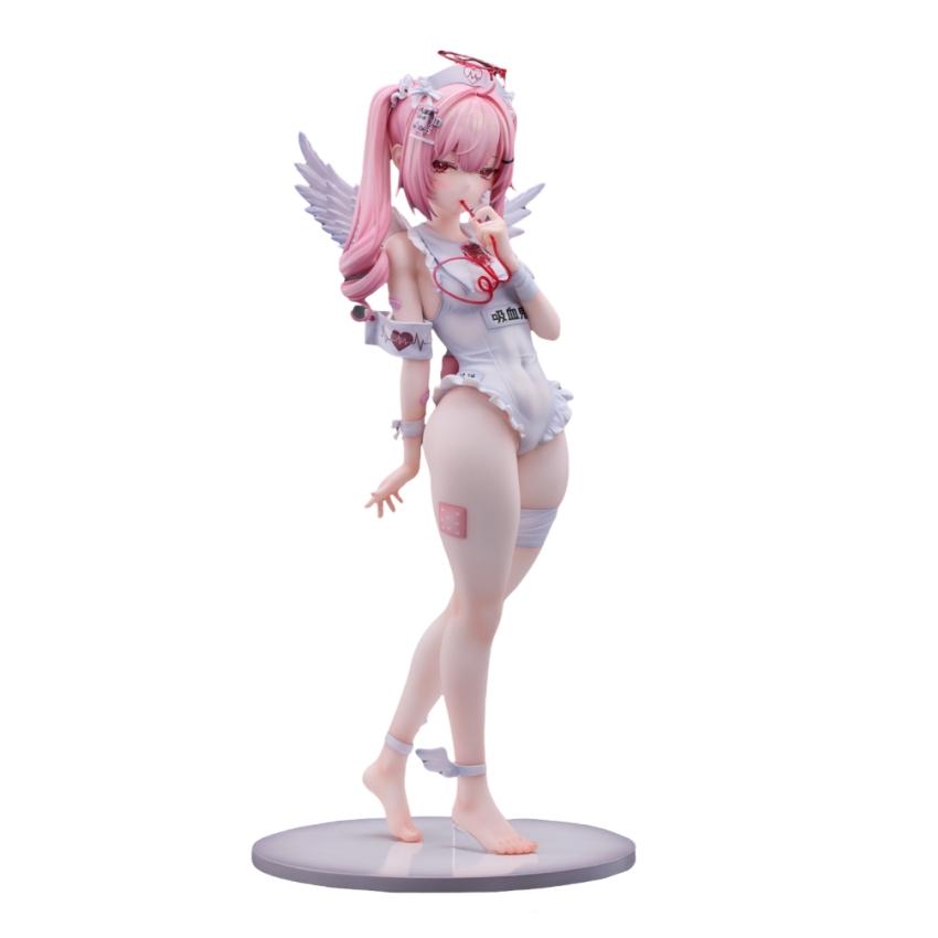 26CM Tsukiyomi Ai Minarai Nurse Bunny Ver Girl Native Figure PVC Anime Action Toy Game Statue Collection Model Adult Doll Gift