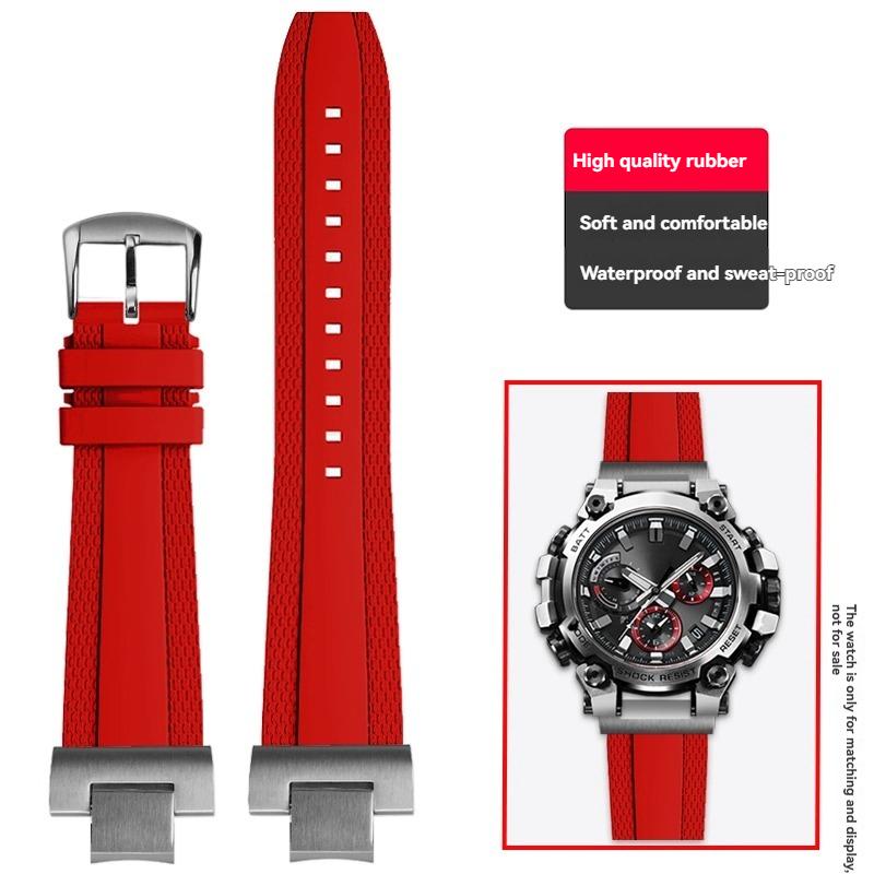 for Casio G-SHOCK series 5672 MTG-B3000 modified trendy quick release fluororubber watch strap accessories