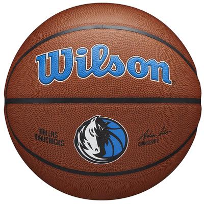 Wilson Ballon de basket-ball unisexe marron Team Alliance Dallas Mavericks