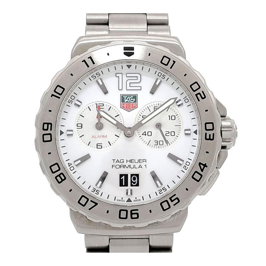 

TAG Heuer Formula 1 Grand Date Alarm WAU111B.BA0858 Quartz Stainless Steel Men s TAG HEUER Used [Watch]