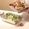 Stainless Steel Serving Plate Dessert Serving Tray Multipurpose Dinnerware Home Canteen Restaurant Kitchen Accessories