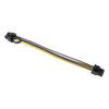 6Pin Female to 8Pin (6pin+2pin) Female Adapter Cable 20cm PCI-Express GPU Video Graphics Card Power Supply Converter Cord