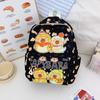 Cute School Childrens Bag With Cartoon Capybara Print For School Use Daily