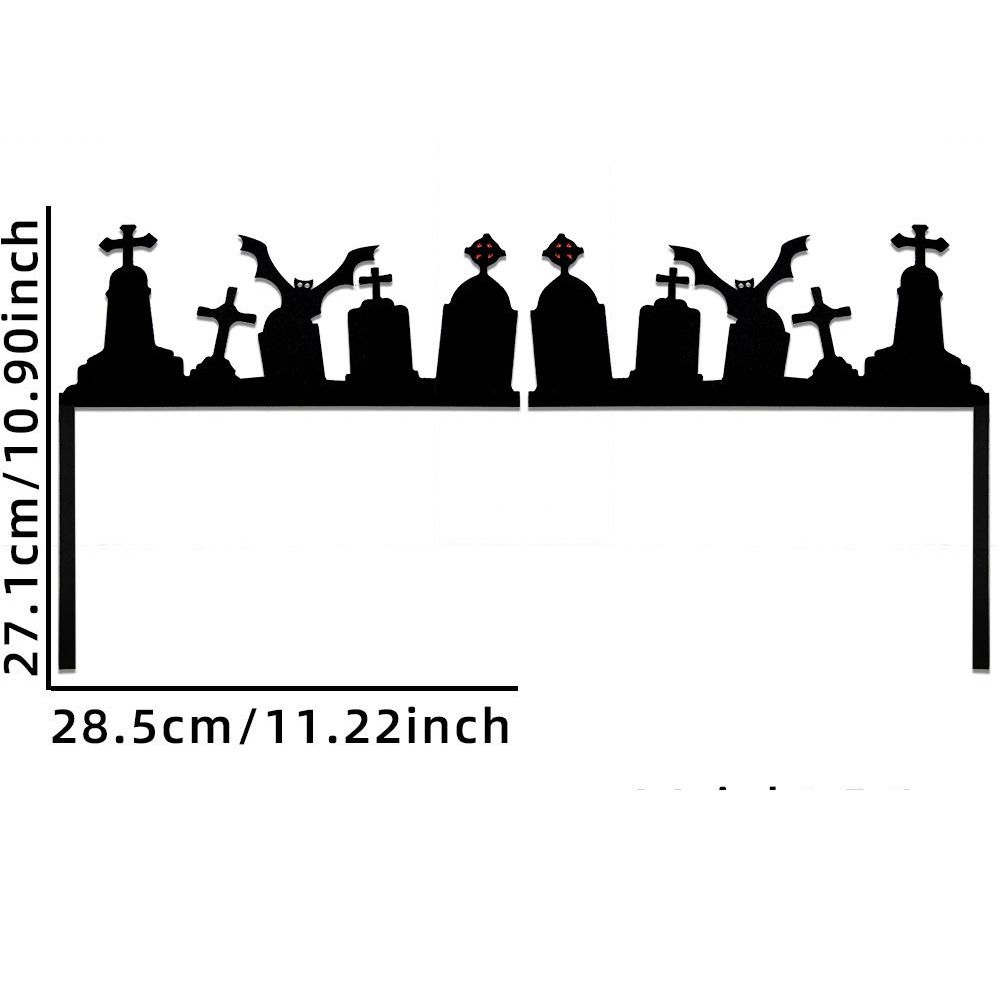 Mehrzweck 3D Halloween Türrahmenaufkleber Niedliche DIY Kürbis Eckaufkleber Cartoon Geisterfest Türaufkleber Fenster