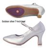 Women's Soft Sole Ballroom & Square Dance Shoes - Ox Tendon Sole for Modern Latin and Waltz.