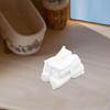 Dollhouse Accessories Doll House Towels Set Simulation Towel Model for 1/6 1/12 Scale