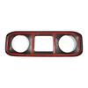 Carbon fiber central control air outlet decorative stickers for Mercedes-Benz G-class