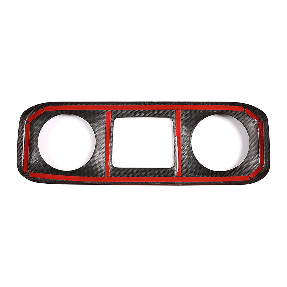 Carbon fiber central control air outlet decorative stickers for Mercedes-Benz G-class