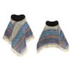 Herbst und Winter Neu Pelzkragen Strickschal, Thermopullover Cape, Schal Damen