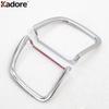 Rear Fog Light Lamp Cover Trim For Toyota Land Cruiser J200 2008 2009 2010 2011 ABS Chrome Car Tail Foglight Foglamp Bezel Trims