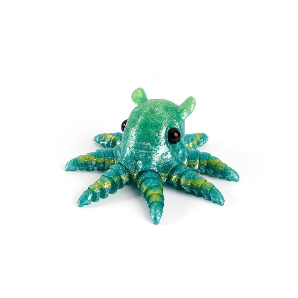 PLA Plastic 3D Printed Octopus Model Multi-jointed Movable Octopus Desktop Ornaments 7 Colors Animal Simulation Model Children's