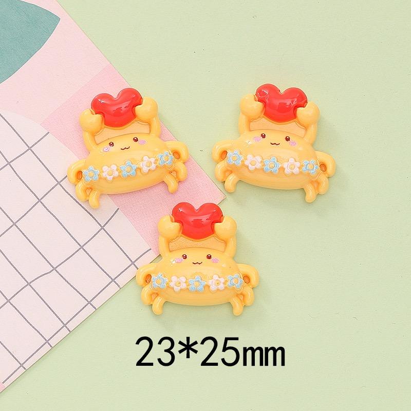 10 ks Nové Pryskyřičné Kreslené Hvězdice Mušle Krab Plachetnice Oceánská Řada Plochá Zadní Části Dekorativní Vlasové Doplňky