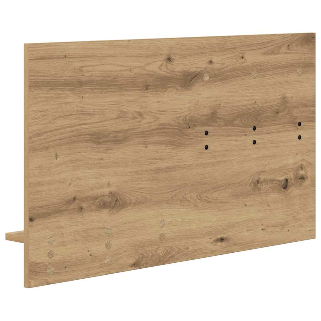 Wall Mounted Nightstand Artisan Oak Finish 90 x 10 x 50 cm