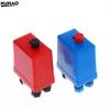 1*Red, Blue 90-120psi Automatic Air Pressure Switch Air Compressor Pressure Switch 4Port Manifold Electric Air Compressors Tool