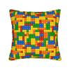 Classic Red Green Blue Yellow Building Blocks Bricks Pillow Case Comfy Pillow Cover Funny Pillowcases For Living Room Sofa