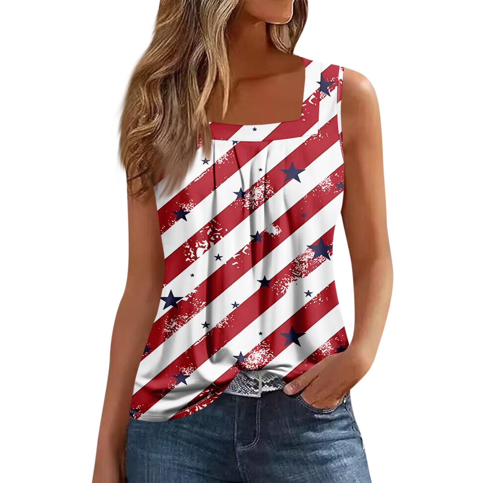 

Summer Women s Sleeveless Pleated Loose Fit Square Neck Design Casual Street Daily T-Shirt L белый