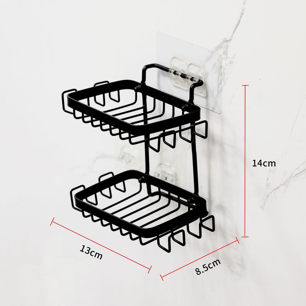 High Quality Soap Rack Wall Mounted Soap Holder Stainless Steel Soap Sponge Dish Bathroom Accessories Dishes, Storage Organizer