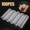 100Pcs/Box 17/20/25/27/30mm Transparent Round Coin Box Capsules Storage Coin Collection Holder Containers Home Supplies