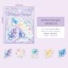10pcs/lot Kawaii Stationery Stickers flowing light and overflowing colour Junk journaling stickers  Scrapbooking Supplies