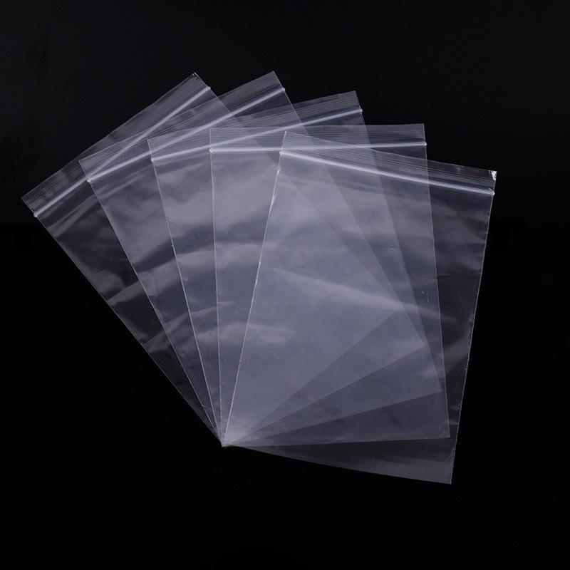 PE Resealable Transparent Zipper Bag for Clothing Storage and Packaging