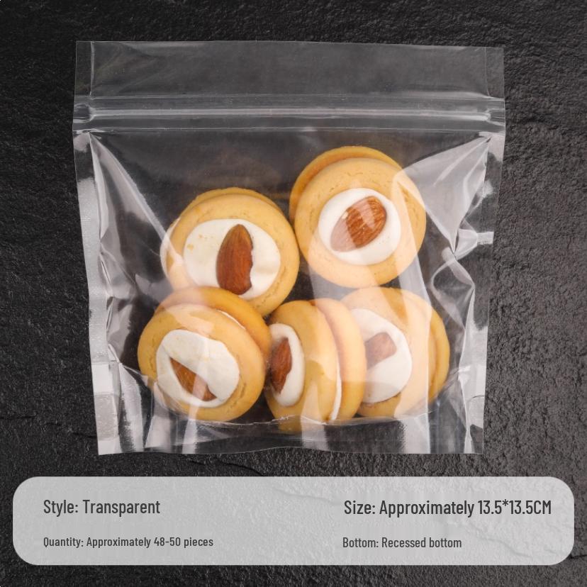 2025 Cartoon Zipper Pouch: Self-Standing, Self-Sealing Snack & Cookie Packaging Bag