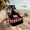 Chucky's Bride: Horror Romance Customized Name Beach Towel Soft Durable Quick-Dry