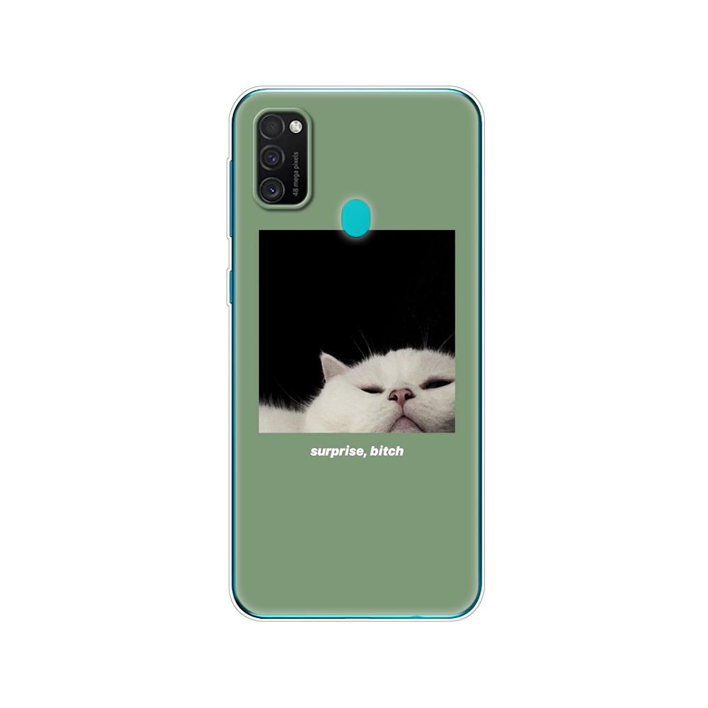 Pentru Samsung M21 Husa 6.4" Husa din silicon moale Tpu pentru Samsung Galaxy M21 M 21 SM-M215FZGUSER m215 Geanta din spate a telefonului Carcasa de protectie