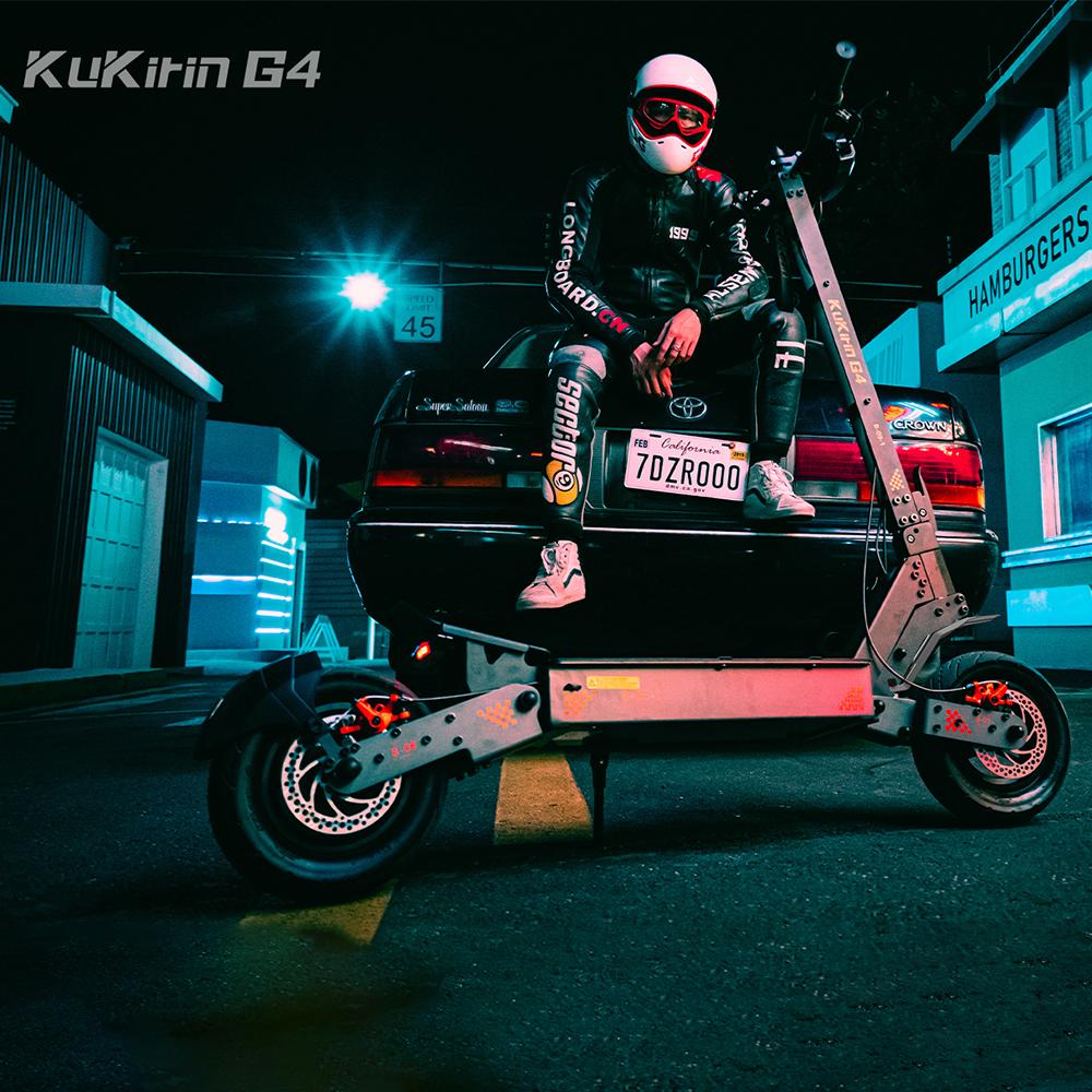 KuKirin G4, E-Scooter für Erwachsene, 48V 20AH Akku, Intelligentes Display, 11 Zoll Reifen, Elektroroller für Off-Road, Reichweite 90 km