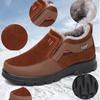 Pánské zimní sněhule Zateplené teplé boty Bavlněné boty Kotníkové boty Vodotěsné Pohodlné Nazouvací Krátké sněhule Plus Size 39-48