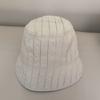 Hat women's spring summer casual drawstring foldable basin hat versatile fashion sunshade bucket hat thin