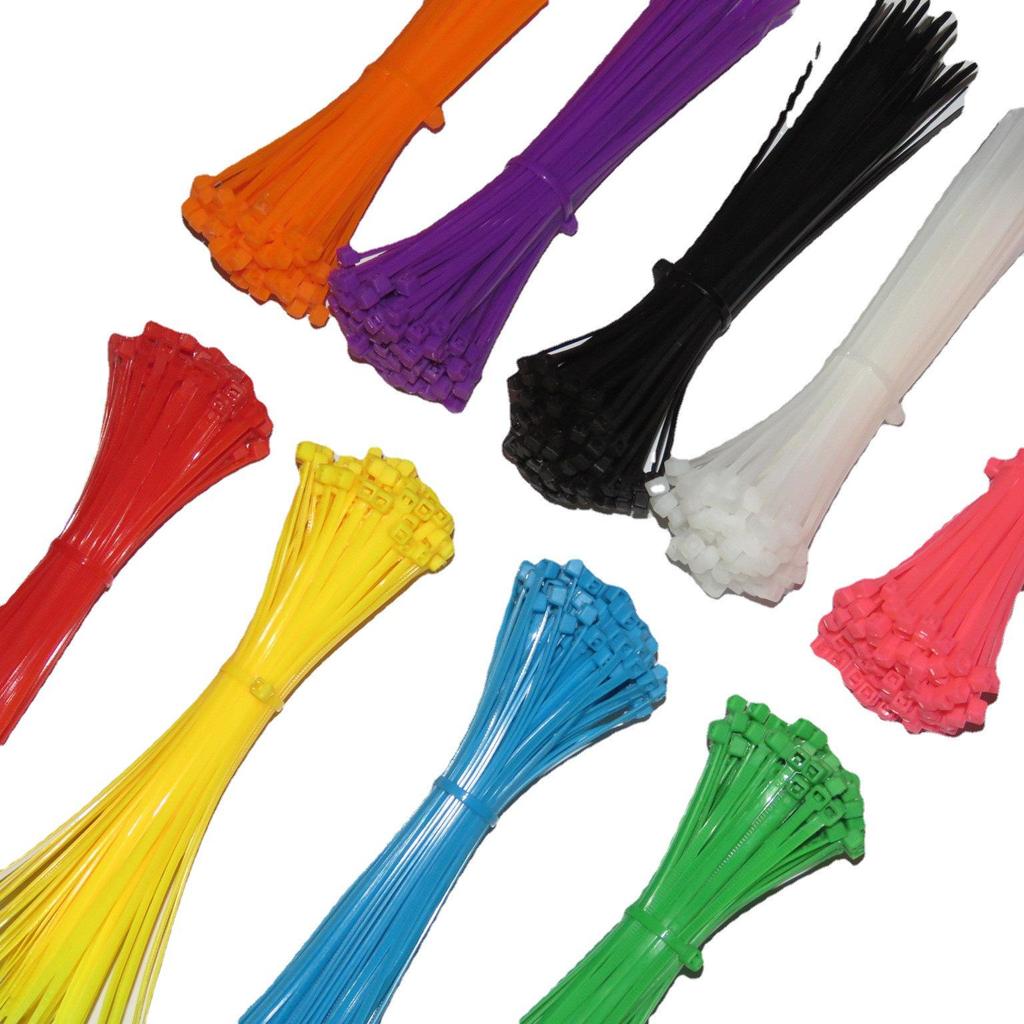 Colored, Cold-Resistant Self-Locking Nylon Cable Ties (Sold by Kilogram)