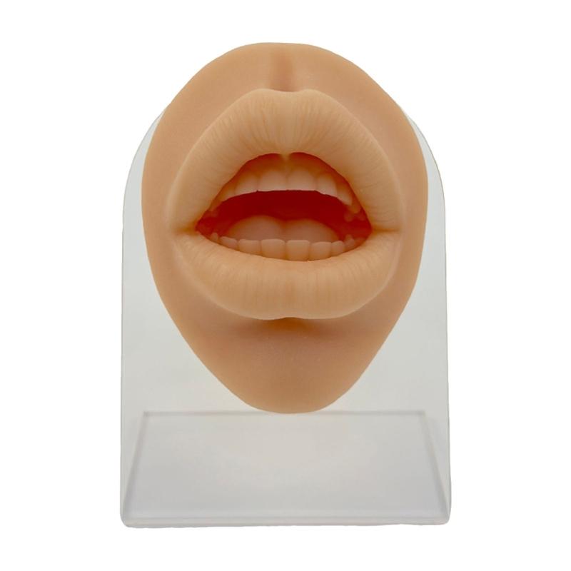 Professional Silicone Body Facials Piercing Trainer With Realistic Skin Texture For Dental Education And Aesthetic Labs