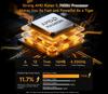 BMAX B7A Pro Processador AMD Ryzen 5 7430U Gráficos AMD Radeon 16GB DDR4 SSD NVMe de 512GB Windows 11