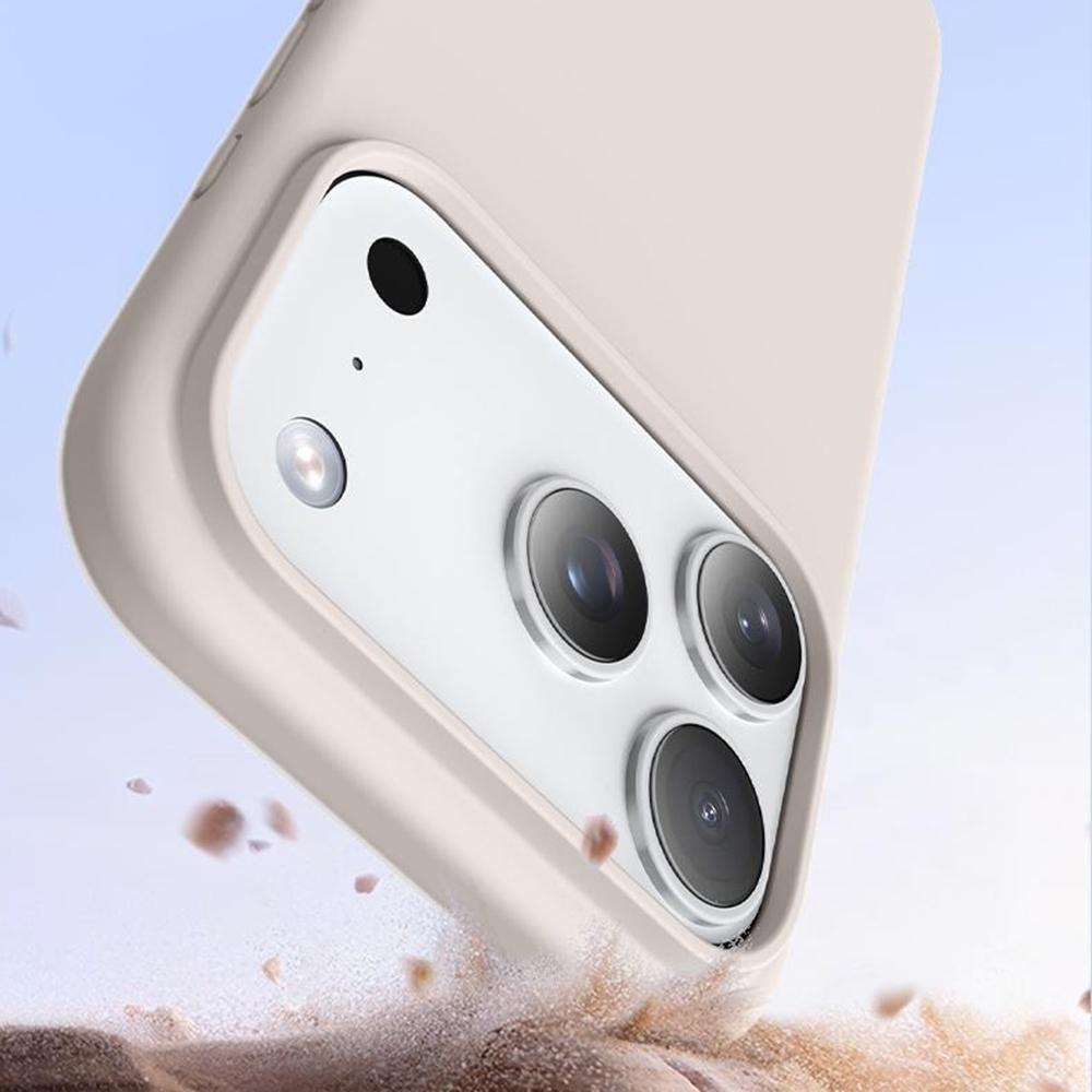 Pro pouzdro na iPhone 17 Pro Max Ultra tenký tekutý silikon+PC Kryt telefonu proti poškrábání s dotykovým ovládacím tlačítkem fotoaparátu