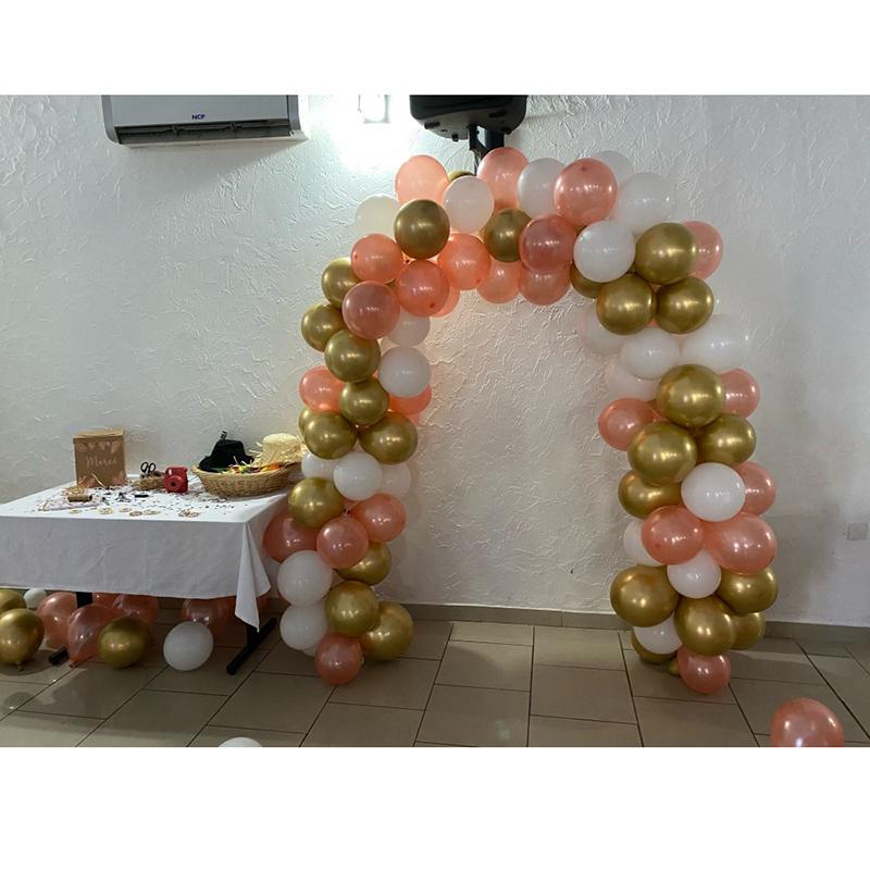 100 adet/grup 10 inç Lateks Balonlar Düğün Dekoratif Balonlar Metalik Macaron Doğum Günü Partisi Balonları