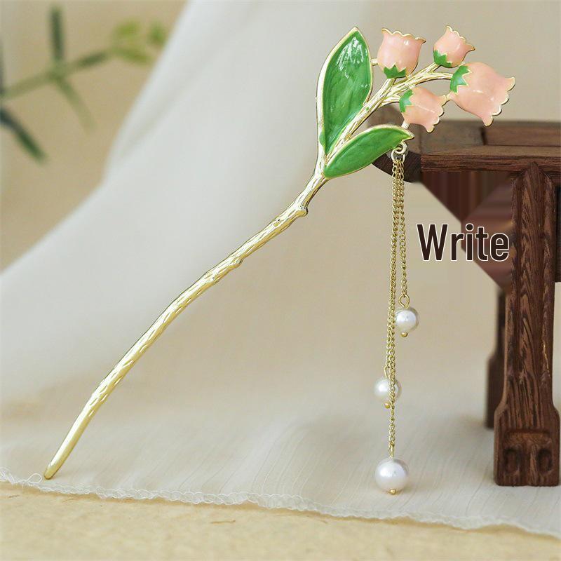 Luminous Tassel Lantern Hairpin: Retro Fairy Court Headwear