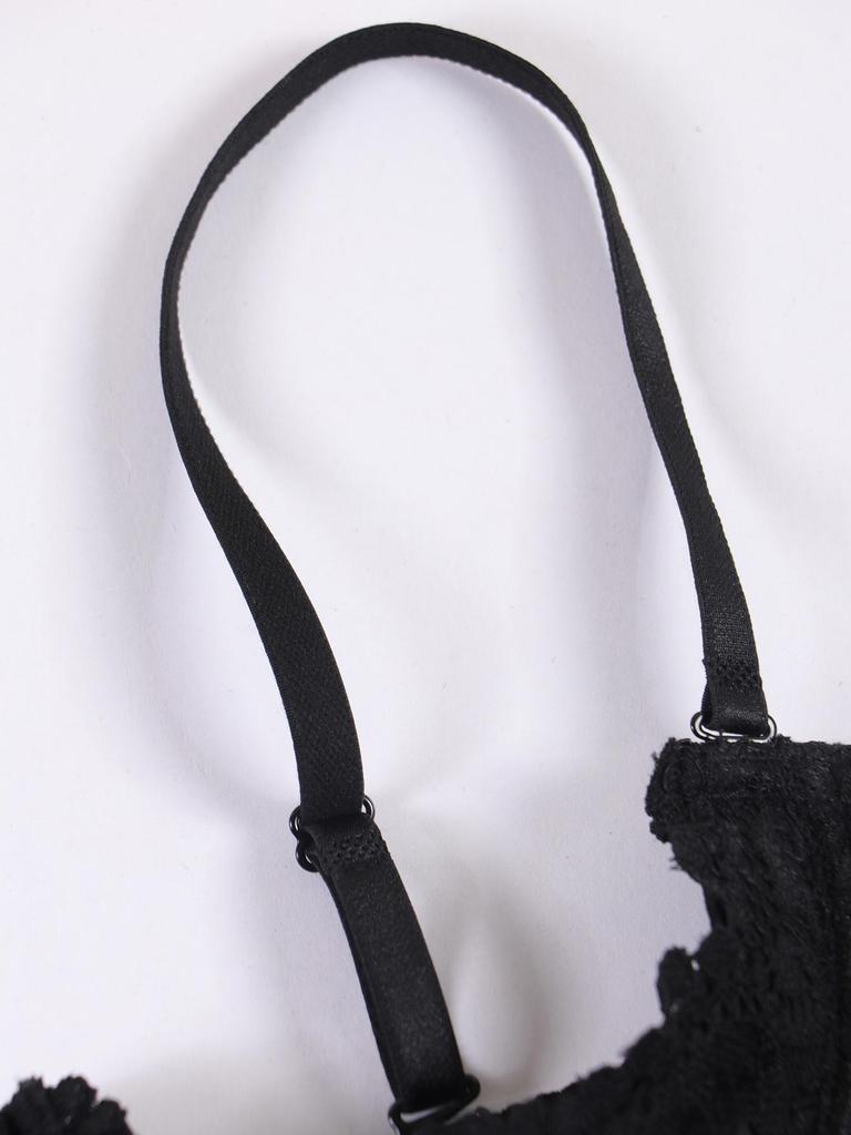 Αισθησιακό Δαντελέ Σετ Σουτιέν Μισής Κούπας: Εξαιρετικά Λεπτά, Αποκαλυπτικά Εσώρουχα με Πλαϊνή Κάλυψη