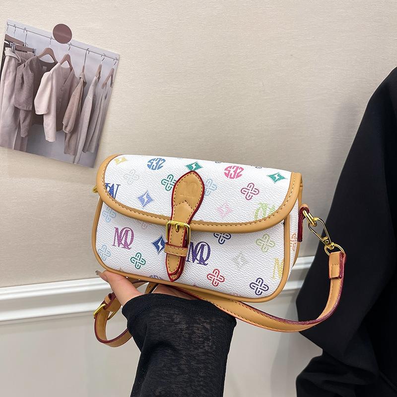 

Crossbody bag women s bag new retro presbyopia bag light luxury niche high-end versatile small square bag різнокольоровий