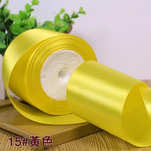 25Yards/roll 75mm Single Face Satin Ribbon Webbing Decoration Gift Christmas Ribbons Table and Chair Backrest DIY Decoration Bow