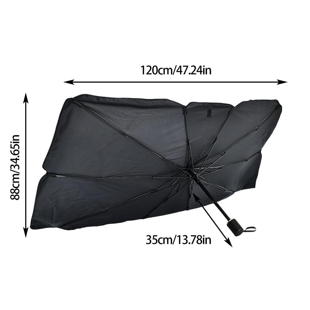 

Новый автомобильный солнцезащитный зонт Складной зонт от солнца на лобовое стекло автомобиля Защита от УФ-лучей Теплоизоляция Защитные аксессуары