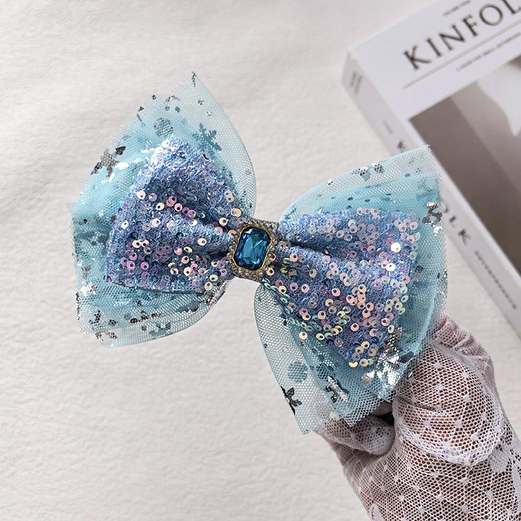 

Замороженная заколка для волос с пайетками: Детский плетеный хвост и головной убор в виде принцессинской короны