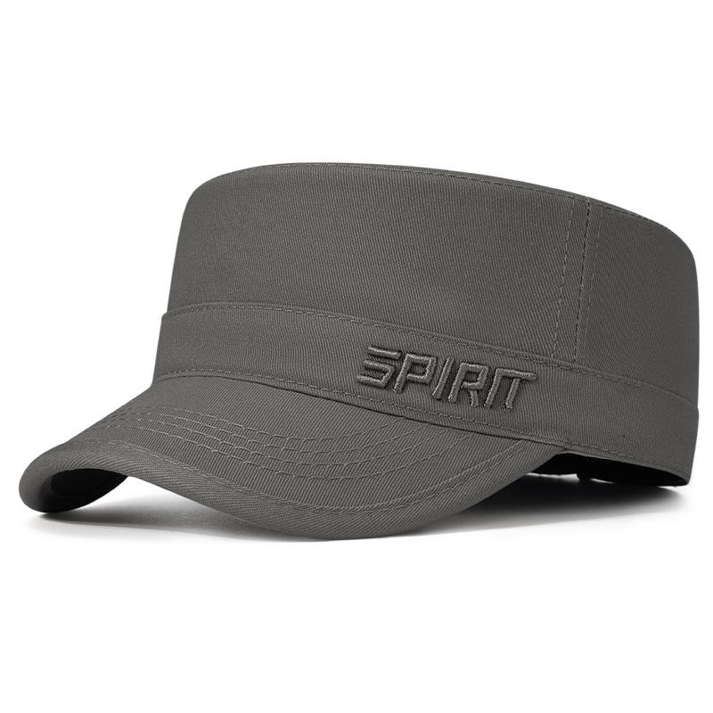 

Кепка Four Seasons Flat Cap Stitching Cap Outdoor Sun Hat для мужчин темно-серого