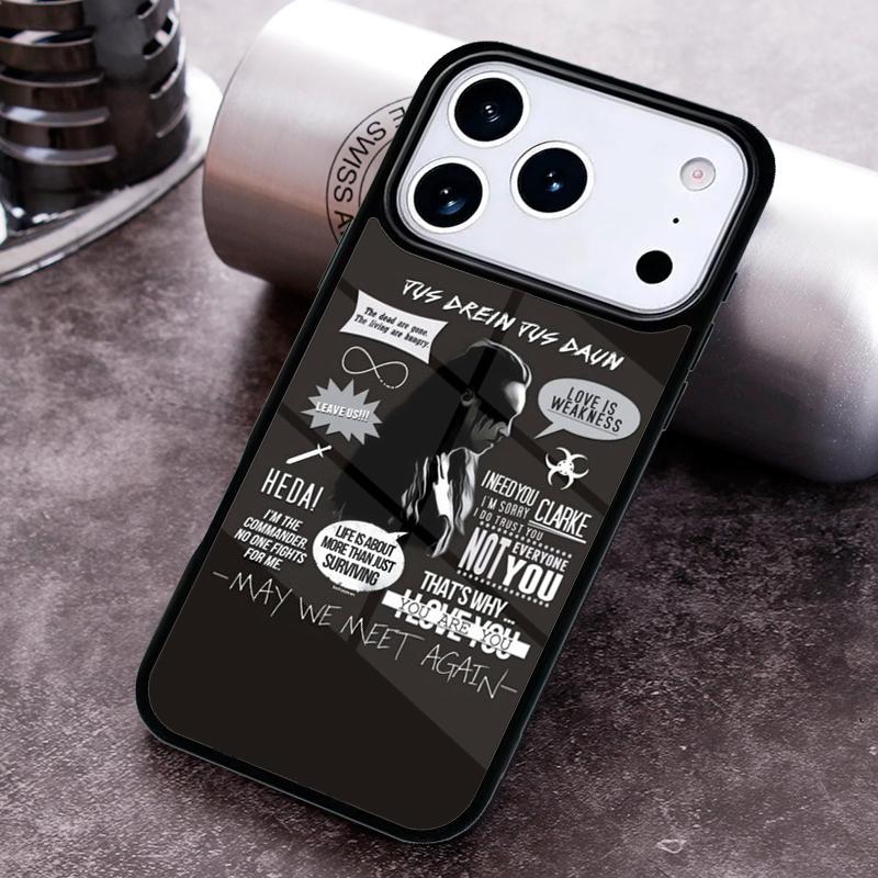 Lexa Heda EYE The 100 Phone Case for iPhone 17 16 15 Pro Max Air 14 13 12 11 Plus Shockproof Capa Cover