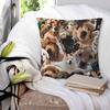 Niedlicher Welpen Hund Kissenbezug Haustier Polyester Kissenbezug Kissenbezug Kawaii Benutzerdefiniert DIY Kissenbezüge Für Sofa Schlafzimmer Heimdekor