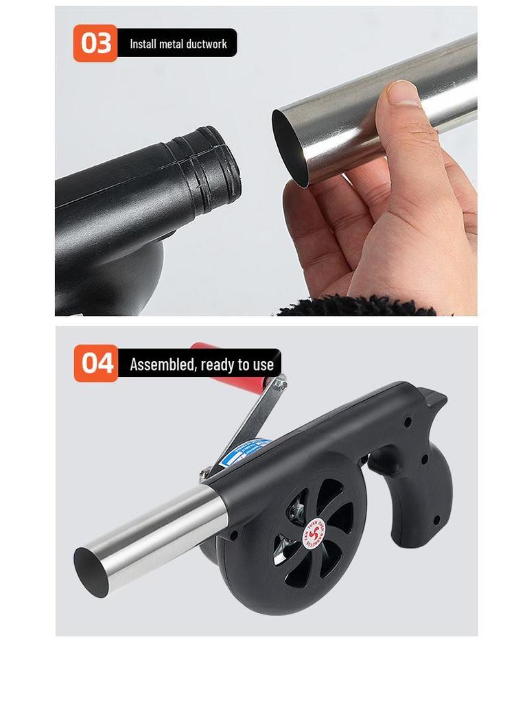 CLS Portable High Wind Blower for Outdoor Camping, Barbecue, and Fire Starting