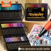Echte Farbe 24er-Pack Stapelbare Ungiftige Acrylmarker - Kleine Schwarze Box