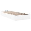 Ottoman Bed Without Mattress White 90x200 Cm Faux Leather