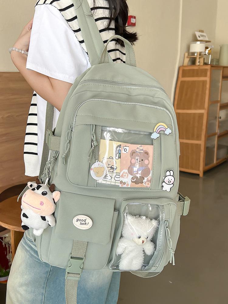 Přeshraniční Korejský Harajuku Kreslený Batoh - Velká Kapacita pro Středoškoláky & Žáky Základních Škol