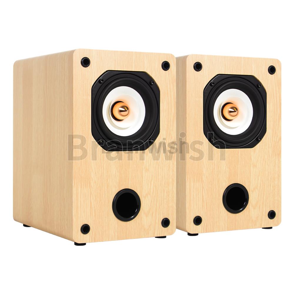 

4-дюймовый 25-50 Вт полнодиапазонный динамик 4/8 Ом динамик из березовой древесины Q401 Fever пассивный полочный динамик пара корпусов 84 Гц-20 кГц